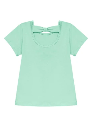 Duduka - Blusa Capyfun com Detalhe Laço nas Costas Verde - DUDUKA