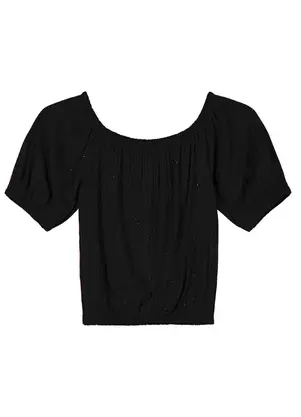 Rovi Kids - Blusa Ciganinha Infantil Preto - ROVI KIDS