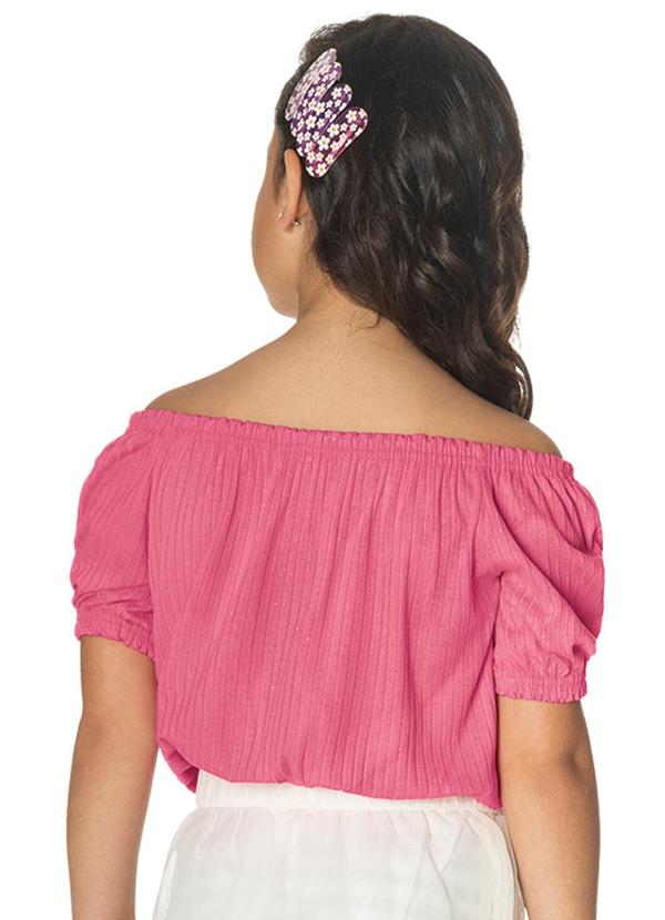 Rovi Kids - Blusa Ciganinha Infantil Rosa 2