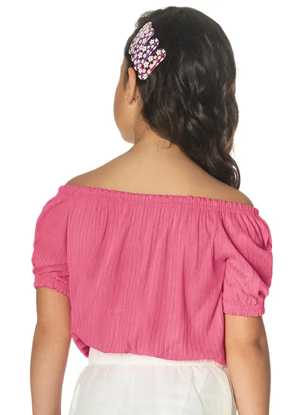 Rovi Kids - Blusa Ciganinha Infantil Rosa 2