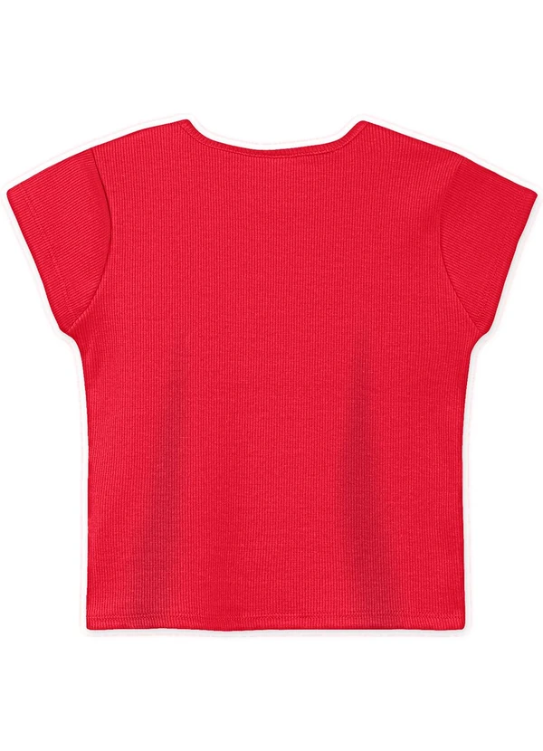 Marisol - Blusa com Aroma Manga Curta Infantil Vermelho 2