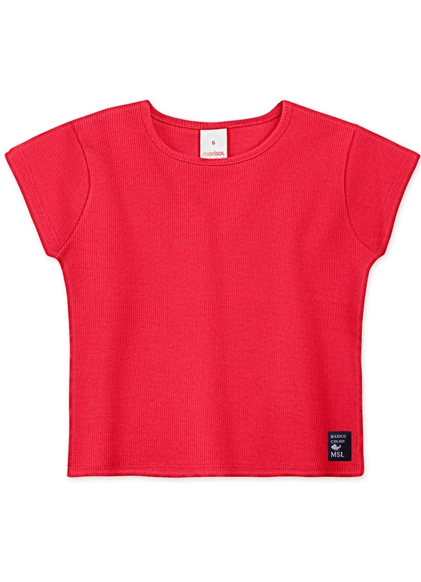 Marisol - Blusa com Aroma Manga Curta Infantil Vermelho 3