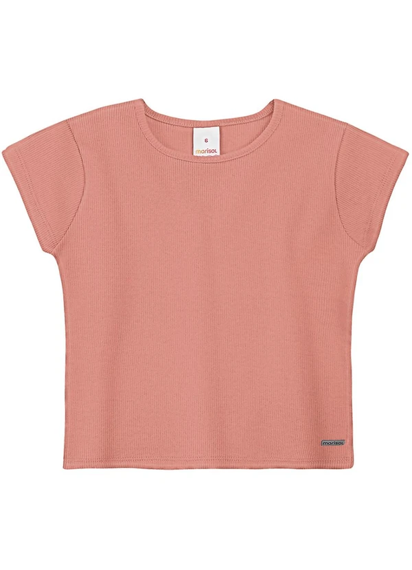 Marisol - Blusa com Aroma Manga Curta  Laranja