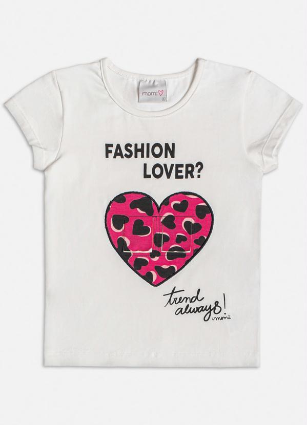 Momi - Blusa Coração Interativo Off White