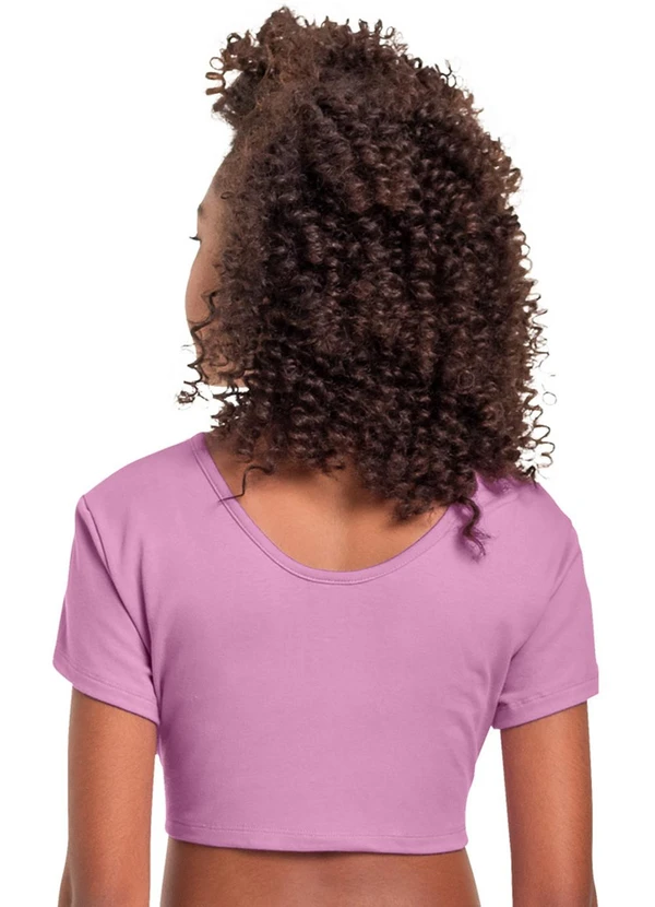 Gloss - Blusa Corset em Molecotton Juvenil Roxo 2