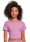 Gloss - Blusa Corset em Molecotton Juvenil Roxo - variação: Roxo