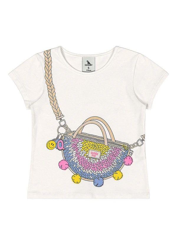 Quimby - Blusa Cotton com Strass Bege 3