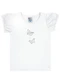 Pulla Bulla - Blusa Cotton Menina Azul - variação: Branco