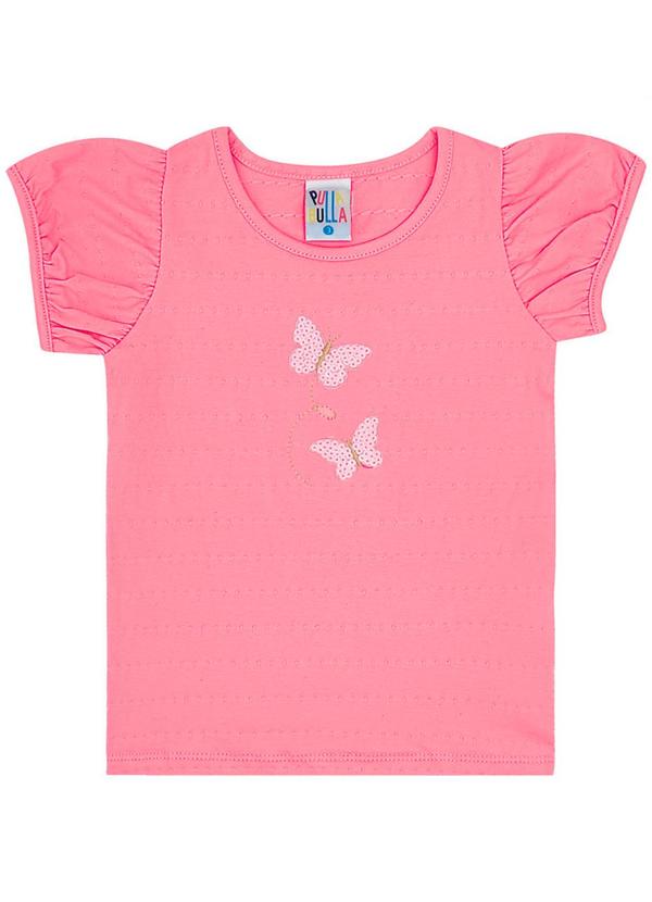 Pulla Bulla - Blusa Cotton Menina Rosa