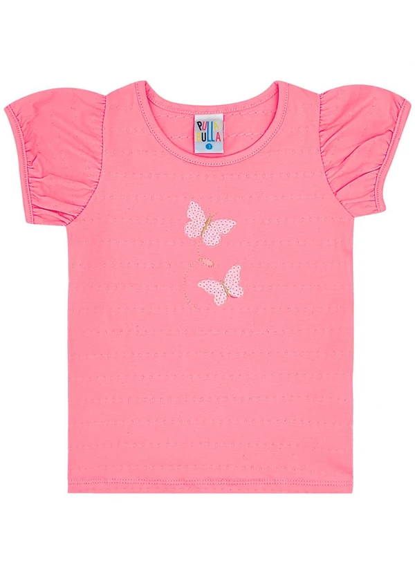 Pulla Bulla - Blusa Cotton Menina Rosa