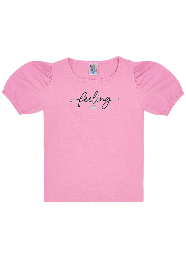 Pulla Bulla - Blusa Cotton Menina Roxo