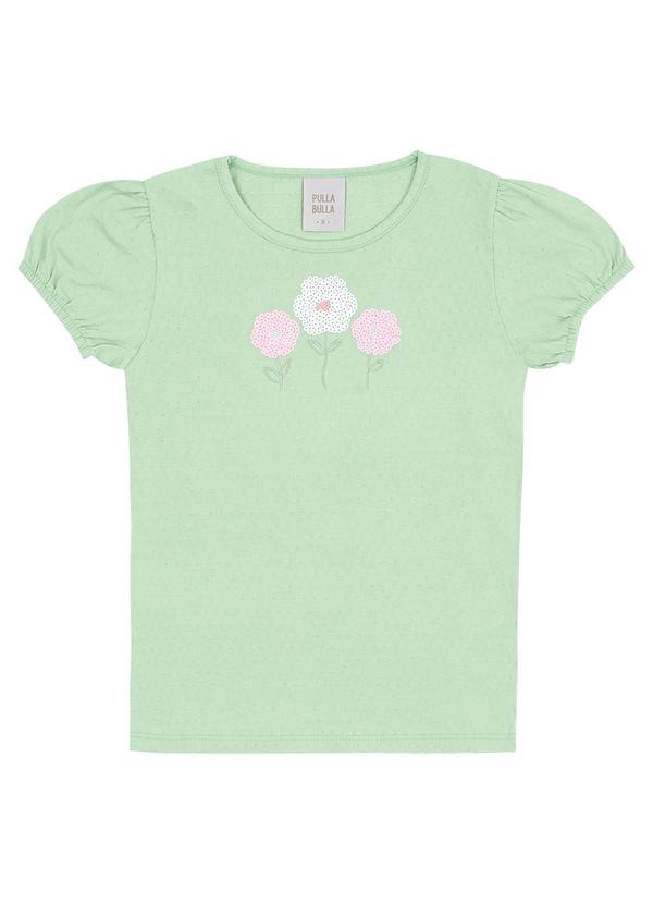 Pulla Bulla - Blusa Cotton Leve Trabalhado Verde
