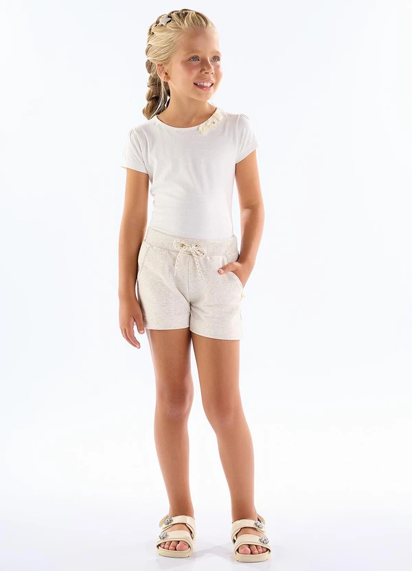 Pulla Bulla - Blusa Cotton Trabalhado Bege 2