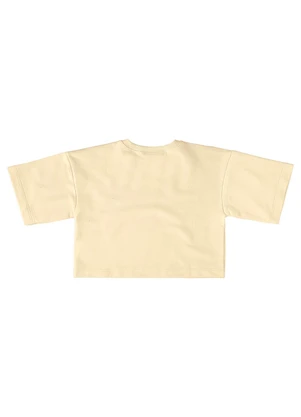 Gloss - Blusa Cropped Básica Infantil Amarelo - GLOSS