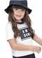 Trick Nick - Blusa Cropped Infantil Preto - variação: Branco