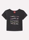 Kyly - Blusa Cropped Infantil Menina em Algodão Branco - variação: Cinza