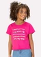 Kyly - Blusa Cropped Infantil Menina em Algodão Branco - variação: Rosa