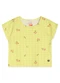 Marisol - Blusa Cropped Manga Curta Infantil Branco - variação: Amarelo