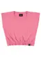 Gloss - Blusa Cropped Manga Juvenil Menina Rosa Pink - variação: Rosa Pink