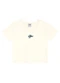 Brandili - Blusa Cropped Teen Menina em Ribana Preto - variação: Bege