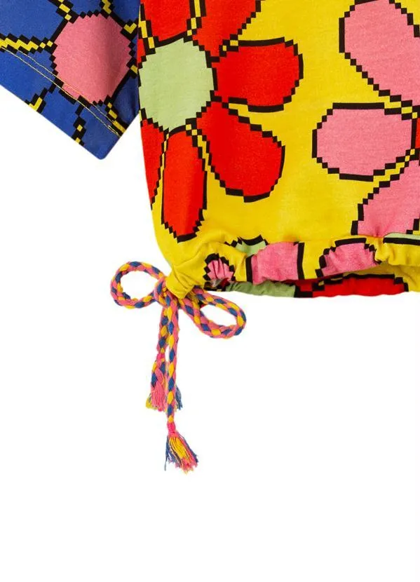 Fábula - Blusa de Malha Florpix Amarela 2