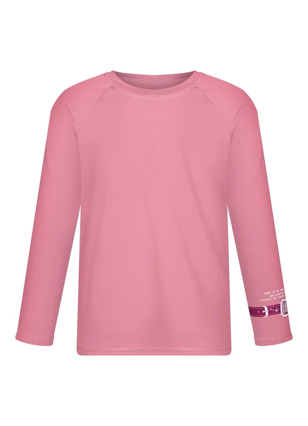 Alakazoo - Blusa de Mangas Longas com Proteção Uv Rosa 3