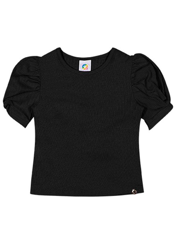 Alenice - Blusa Delicate Summer Menina Preto 3