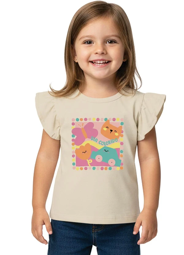 Malwee Kids - Blusa Dia Colorido em Malha Off White 1