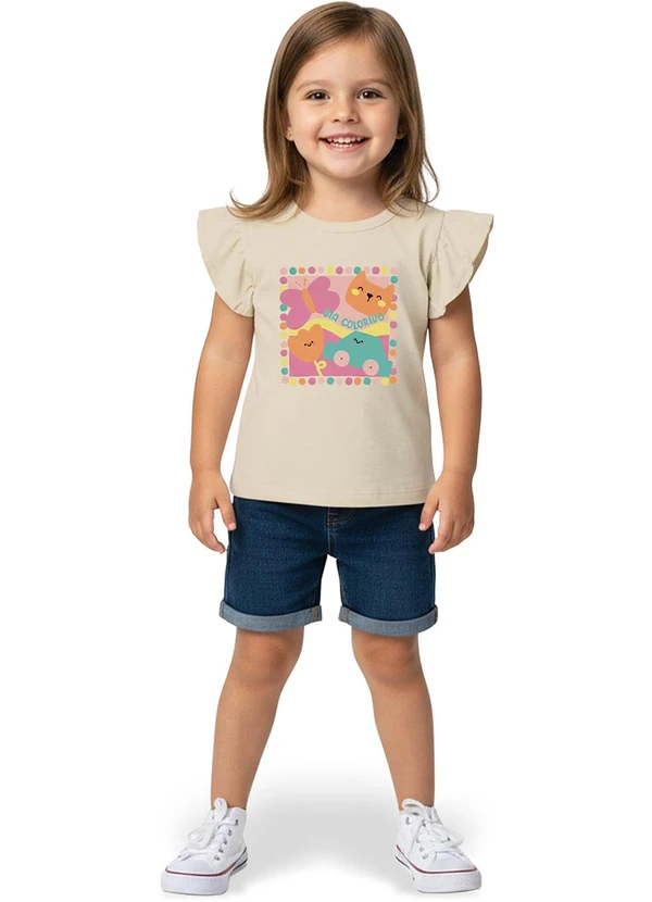 Malwee Kids - Blusa Dia Colorido em Malha Off White 2