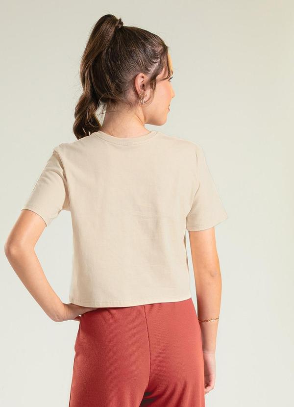 Cativa Teen - Blusa em Algodão Bege 2