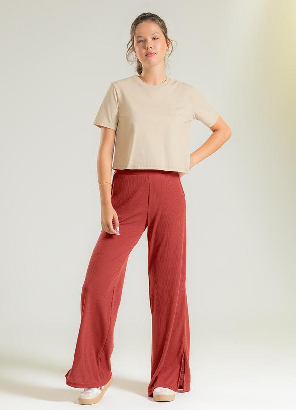 Cativa Teen - Blusa em Algodão Bege 3