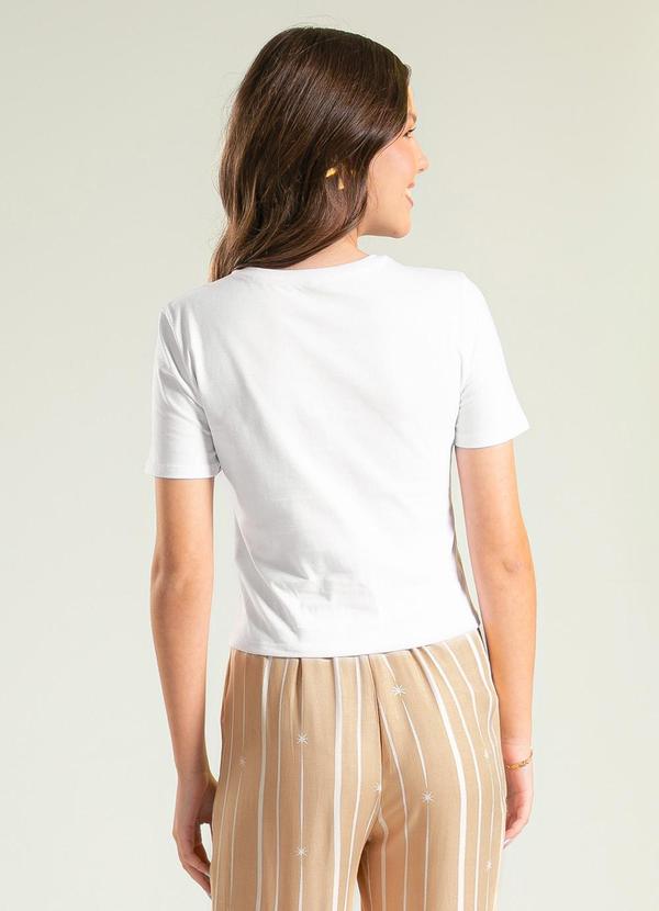 Cativa Teen - Blusa em Algodão Branco 2