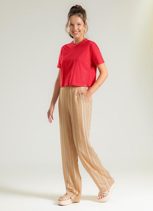 Cativa Teen - Blusa em Algodão Vermelho 3