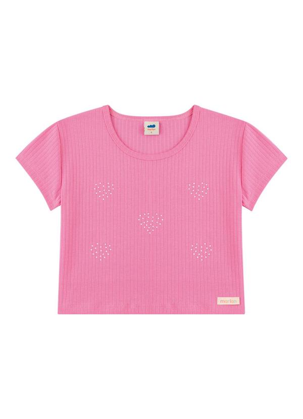 Marlan - Blusa em Canelado Pa Rosa 3