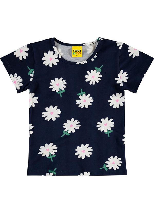Rovi Kids - Blusa em Cotton Azul