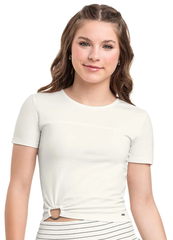 Gloss - Blusa em Cotton para Menina Gloss Branco
