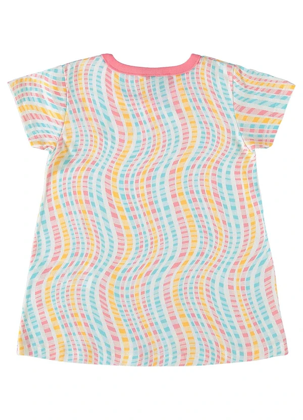 Bee Loop - Blusa em Meia Malha para Menina Azul 2