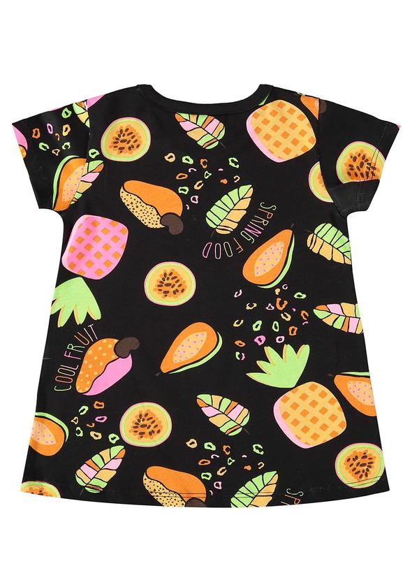 Bee Loop - Blusa em Meia Malha para Menina Preto 2