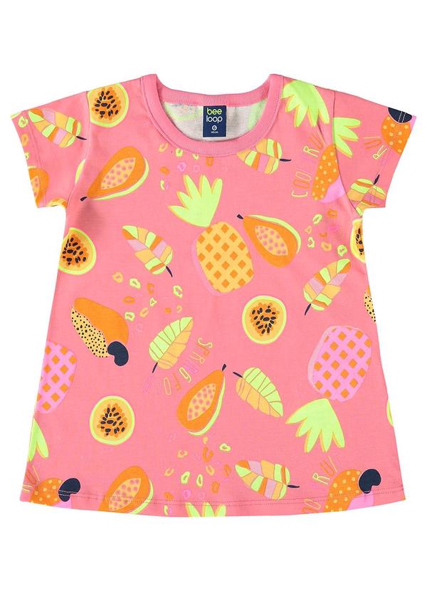 Bee Loop - Blusa em Meia Malha para Menina Rosa