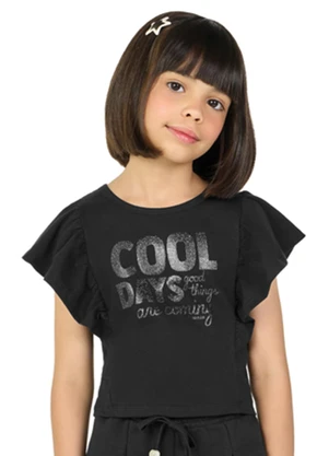 Marlan - Blusa em Meia Malha Penteada Preto - MARLAN