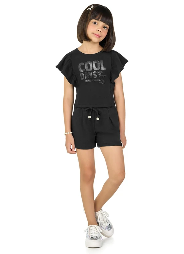 Marlan - Blusa em Meia Malha Penteada Preto 2