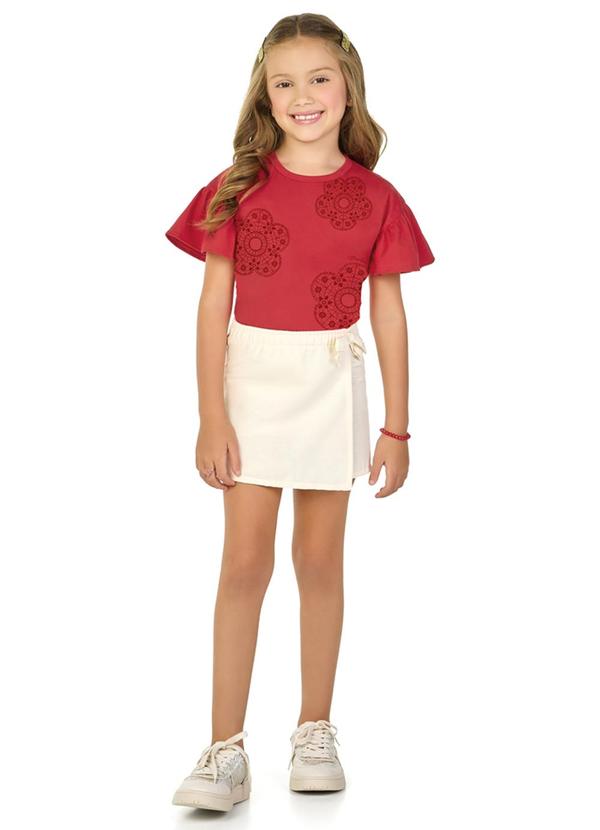 Marlan - Blusa em Meia Malha Penteada Vermelho 2