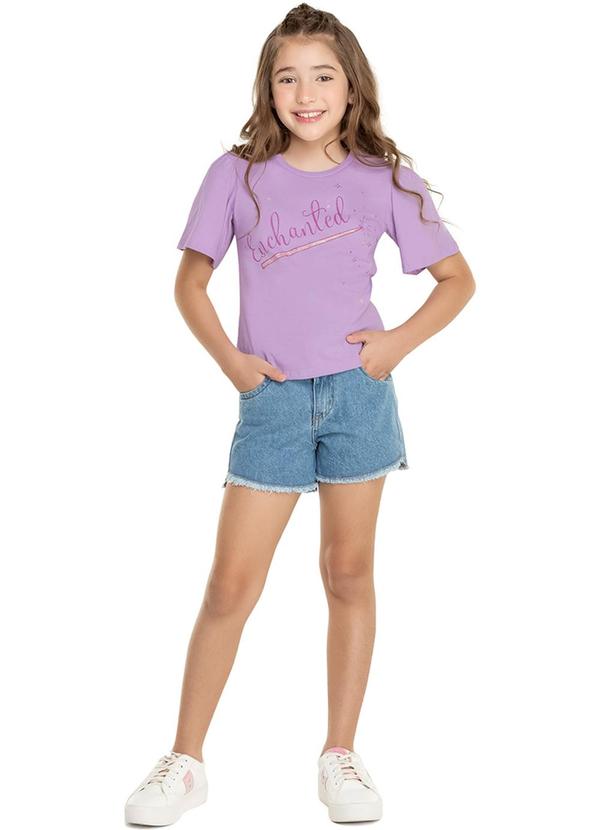 Alenice - Blusa Encantada Menina Roxo 2
