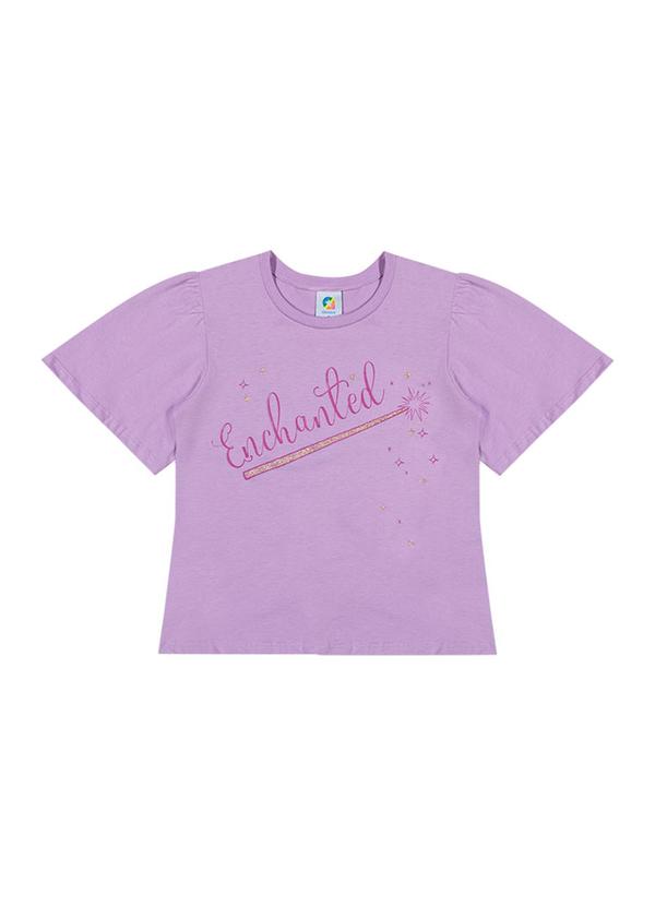 Alenice - Blusa Encantada Menina Roxo 3