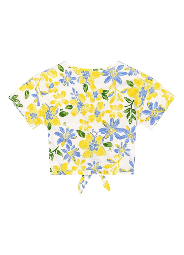 Quimby - Blusa Estampada Menina Amarelo 4