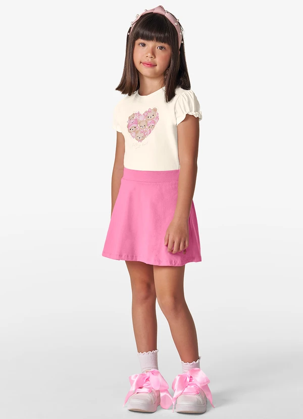Trick Nick - Blusa Feminina em Cotton Leve Bege 2