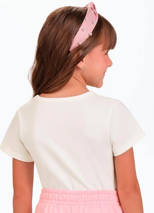 Rovitex - Blusa Feminina Estampada Malha Cotton Leve Bege - ROVITEX