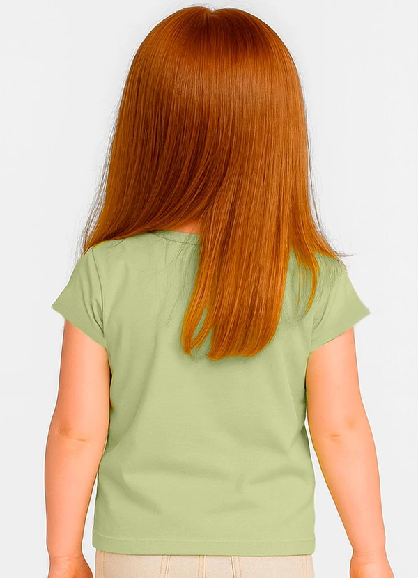 Infinita Cor - Blusa Feminina Infantil Amarelo 2