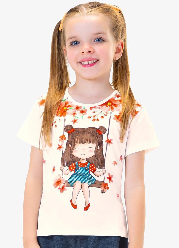 Rovi Kids - Blusa Menina Infantil Bege