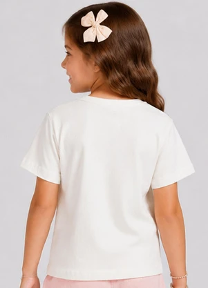 Rovitex - Blusa Feminina Infantil com Estampa Bege - ROVITEX